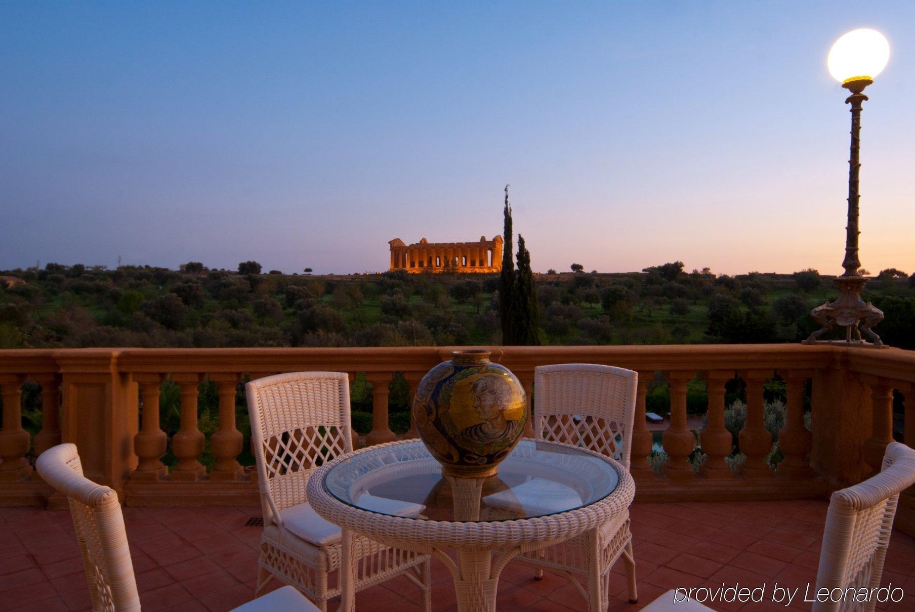 Villa Athena Resort Agrigento Kültér fotó View from the terrace of the hotel
